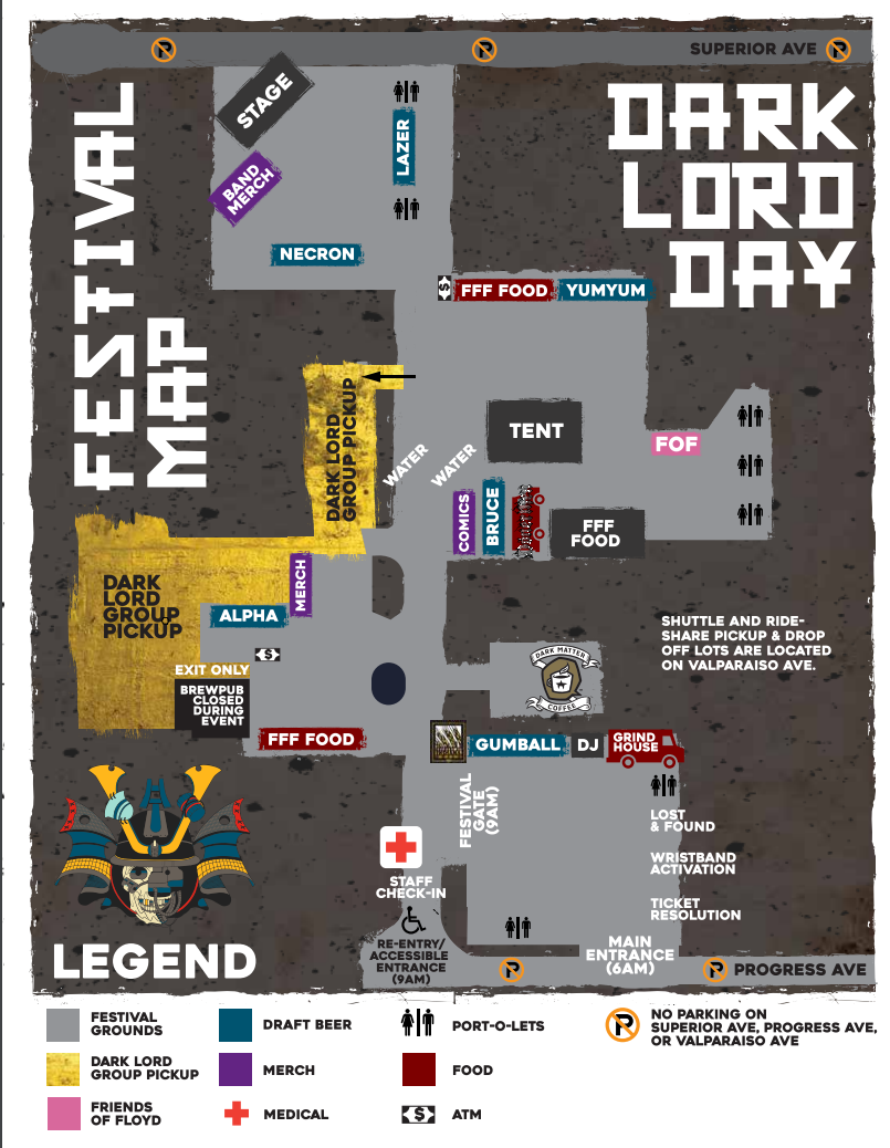 Dark Lord Day 2018 Map