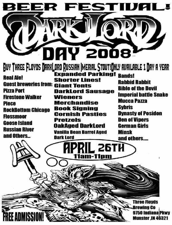 Dark Lord Day 2008 Flyer