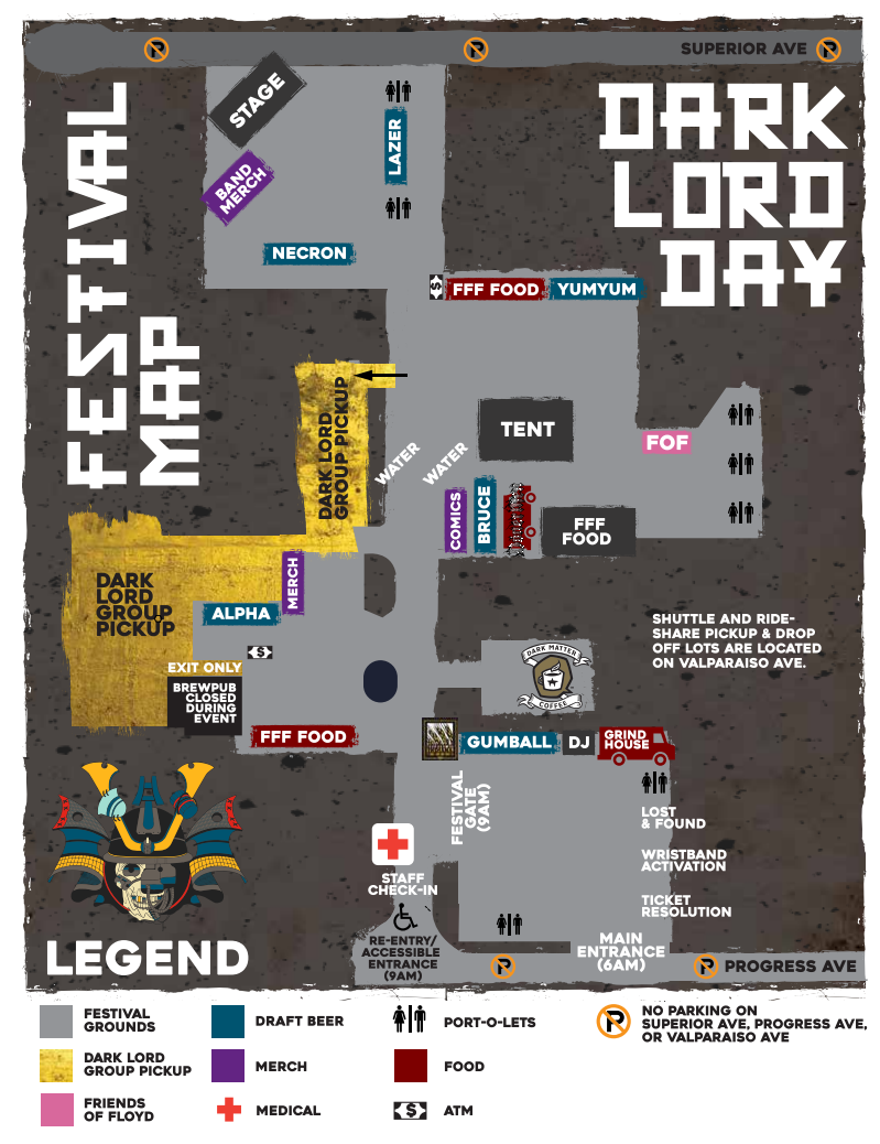 Dark Lord Day 2018 Map